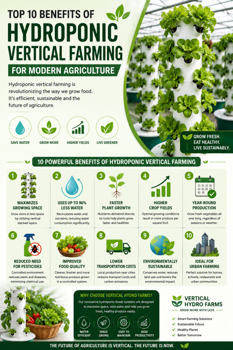 Top 10 Benefits of Hydroponic Vertical Farming for Modern Agriculture